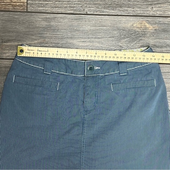 Horny Toad Skirt Skort Women's Size 4 Blue Pinstriped 28" Waist Shorts Athletic - Picture 3 of 16